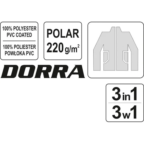 DORRA Yato 3IN1 darbinė žieminė striukė XXL (196-204) image 2