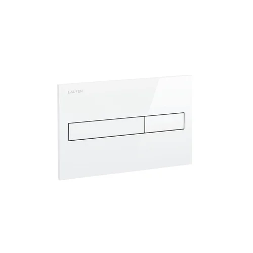 Laufen Lis baltas vandens nuleidimo mygtukas, 250×160 mm image 1