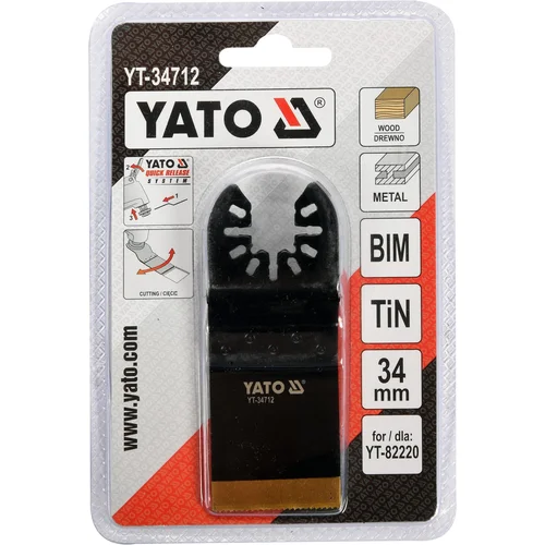 Yato Ašmenys pjūkliniai BIM-TIN YT-82220, YT-82818, YT-82819, 90x34 mm image 3