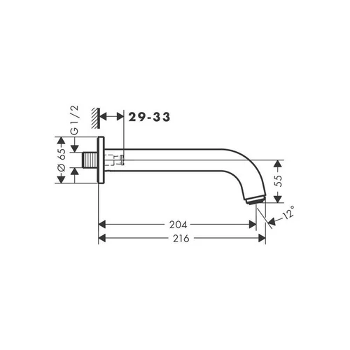 Hansgrohe Vernis snapas 71420000 Chromos spalvos image 2