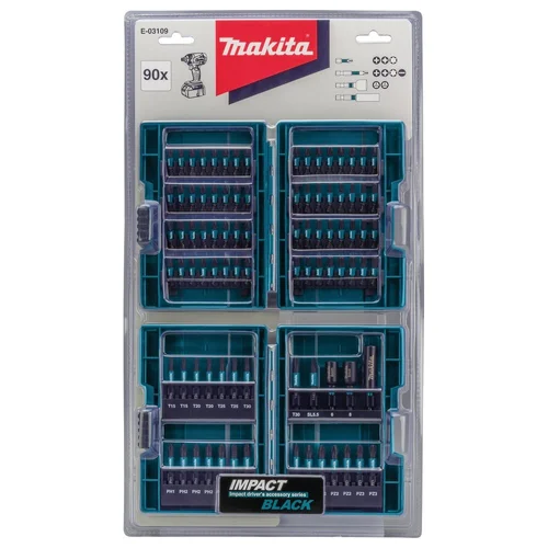 Makita IMPACT BLACK 90 vnt. Smūginių antgalių rinkinys image 2