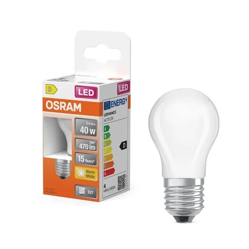 Osram LED P45 3.4W E27 2700K 470LM MAT image 3
