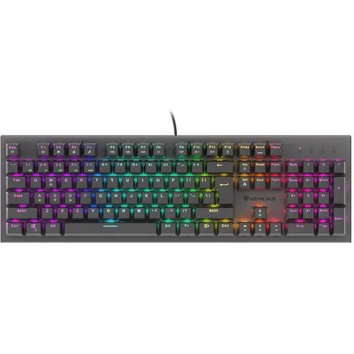 Genesis THOR 303 RGB Juoda mechaninė laidinė klaviatūra image 1