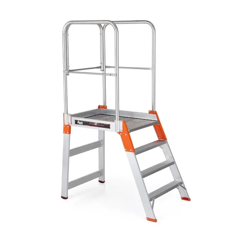 ALVE PREMIUM 9503X platforminės vienpusės kopėčios 560×778 mm 164-271 cm image 1