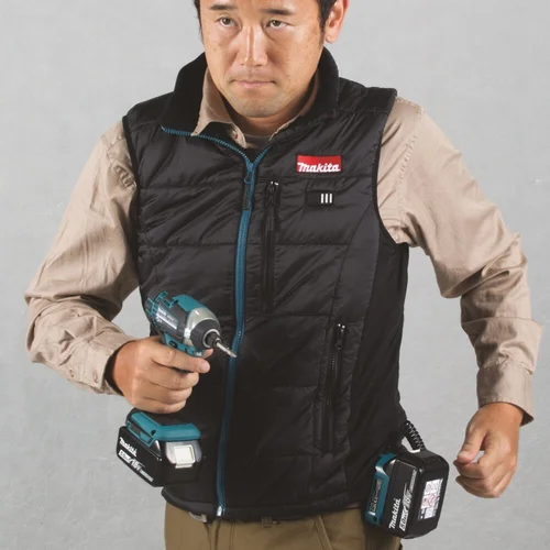 Makita DCV200ZL Akumuliatoriumi šildomas švarkas, L dydis image 2