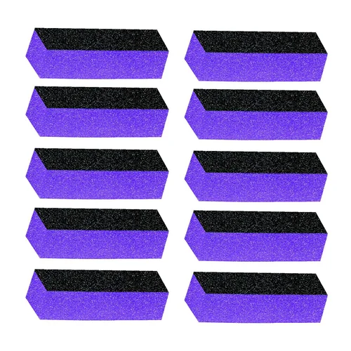 Mini violetinis nagų poliravimo blokelis #150, 10 vnt. image 1