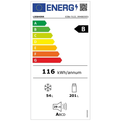 Įmontuojamas šaldytuvas Liebherr ICBbi 5122 Plus BioFresh image 3