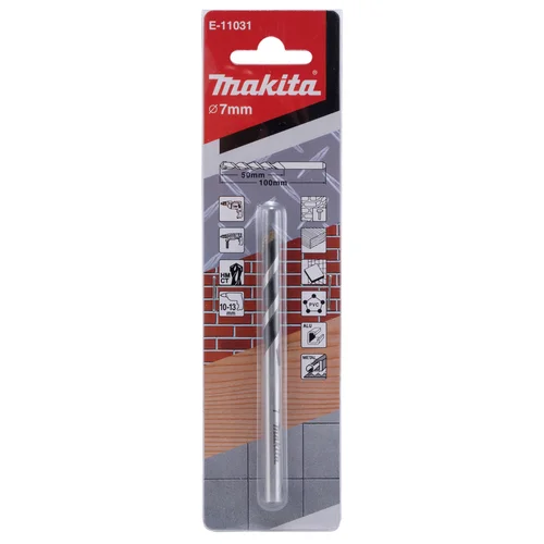 Makita E-11031 TCT Grąžtas įvairoms medžiagoms 7×100 mm image 2