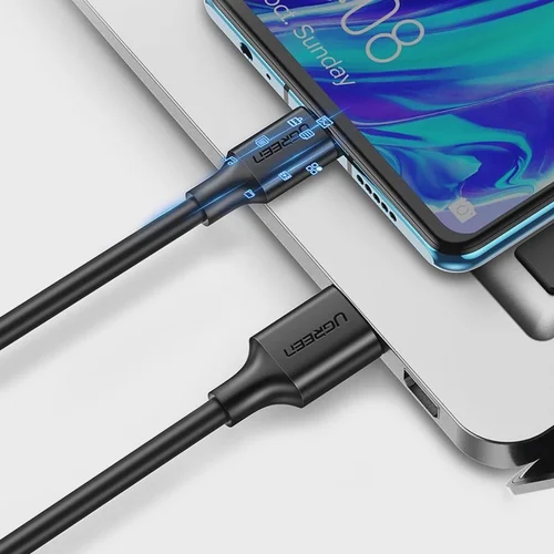 Ugreen US184 USB-A į USB-C kabelis, 1.0 m, Juodas image 2