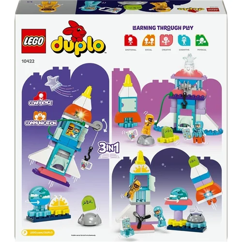 LEGO DUPLO 10422 Space Shuttle Adventure 3in1 image 2