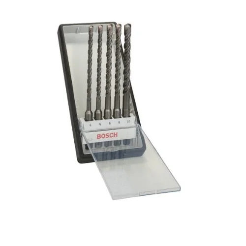Bosch SDS-plus grąžtų komplektas betonui, 5 vnt., 6/6/8/8/10×165 mm, 2607019928 image 1