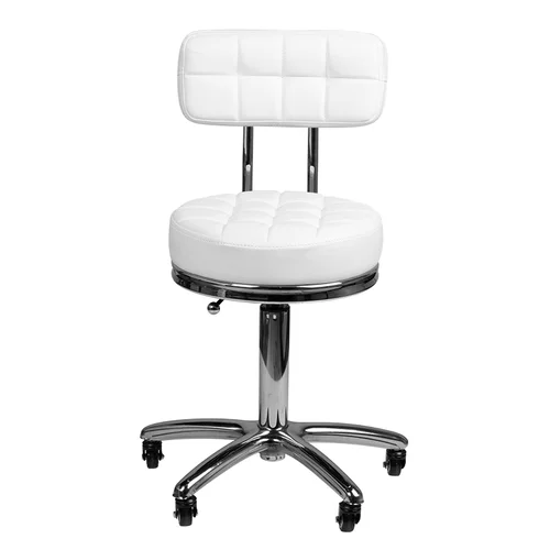 Activeshop AM-877 balta kosmetologinė kėdutė image 2