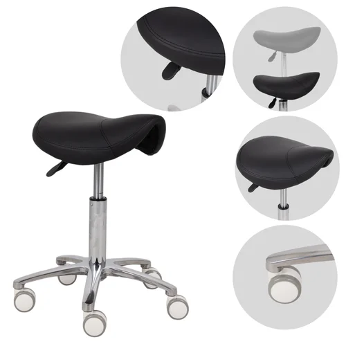 Habys LILA K515 balninė kėdutė PVC, juoda image 1