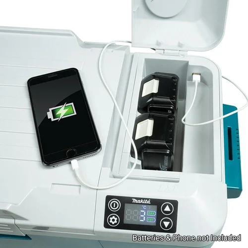 Makita DCW180Z Akumuliatorinis šaldiklis ir šildiklis (Be 18V akumuliatorių ir kroviklio) image 3