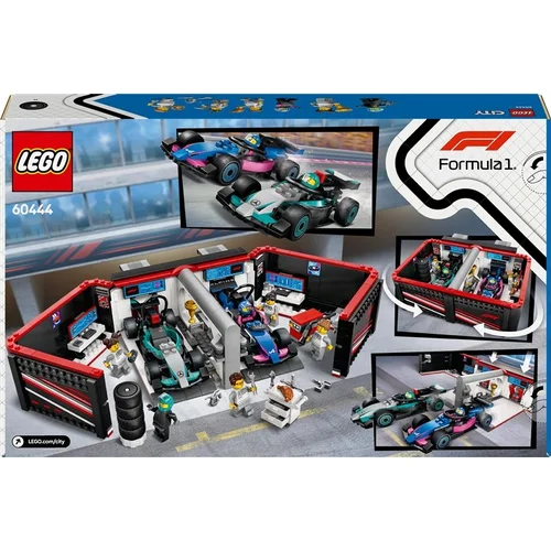 LEGO City F1® Garage & Mercedes-AMG & Alpine Cars, 678 vnt. image 2