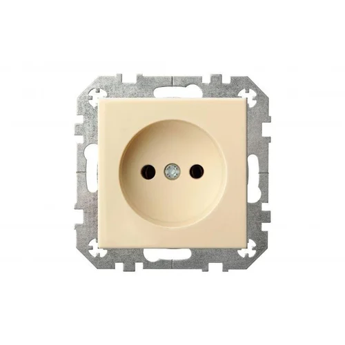 Liregus EPSILON IKL16-304-01 E/S kištukinis lizdas, smėlio spalvos image 1