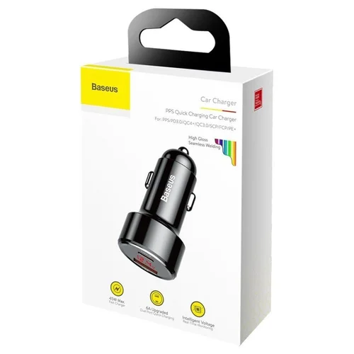 Įkroviklis Baseus, USB/USB-C QC3.0 45W 6A image 2