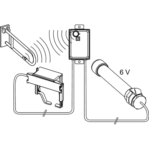 Tece TECEplanus vandens nuleidimo plokštelės nuotolinio valdymo mechanizmas, 6 V image 2