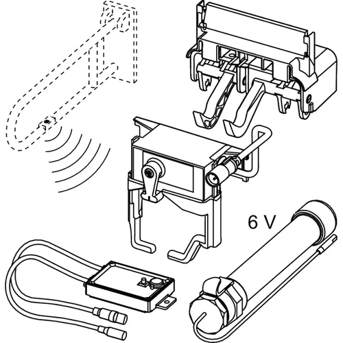 Tece TECEplanus vandens nuleidimo plokštelės nuotolinio valdymo mechanizmas, 6 V image 3
