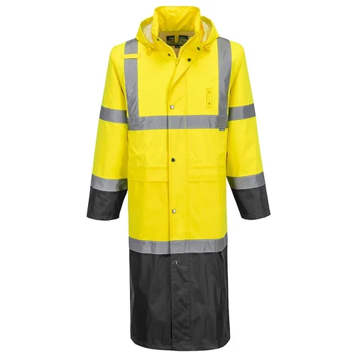 PORTWEST H446 apsiaustas nuo lietaus XXXL Geltona/Juoda image 3