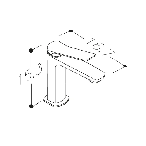 Kame TILT FC-TI-01/ST, plieno image 2