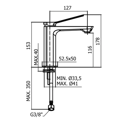 Kame TILT FC-TI-01/ST, plieno image 3