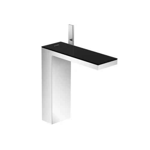 Hansgrohe Axor MyEdition 230 aukštas praustuvo maišytuvas letenėle Chromo/juodo stiklo image 2