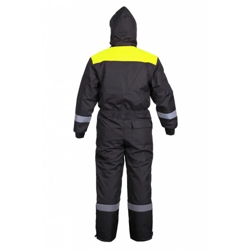 BoSafety WB-CANVASLONG-1604 kombinezonas, M, Pilka/Hi-Vis Geltona image 2