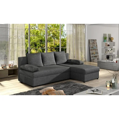 Kampinė sofa Gino Sawana 05, tamsiai pilka, 146 x 206 cm image 2