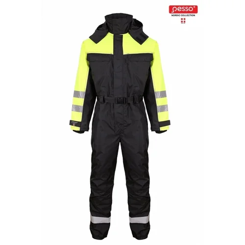 PESSO FROST HI-VIS šiltas kombinezonas, juoda geltona, L image 1