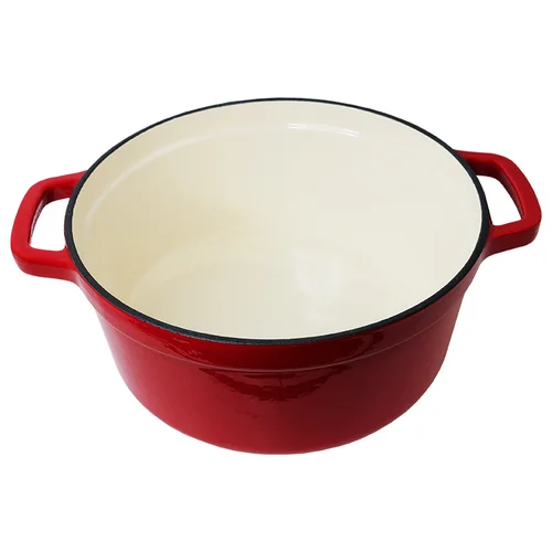 Zyle ZY126RKI emaliuotas ketaus puodas, 5 L, 26 cm image 3