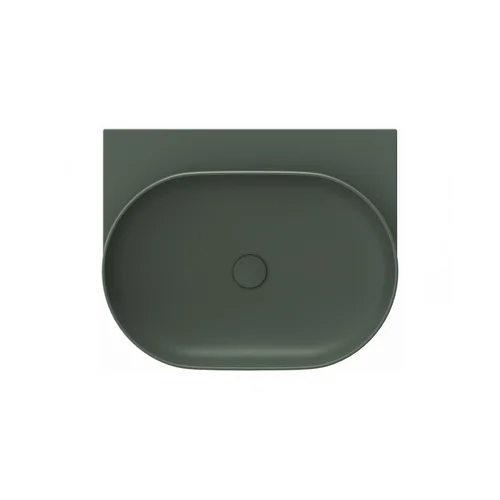 Keraminis praustuvas Yard 60, be angos maišytuvui, Grey Green image 2