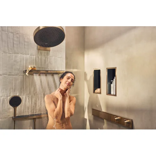 Hansgrohe Rainfinity 500 1jet 26243140 Šlifuotos bronzos šoninis dušas image 3
