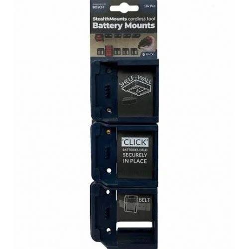 StealthMounts BM-BO18-BLU-6 laikikliai 18V Bosch, 6 vnt image 1
