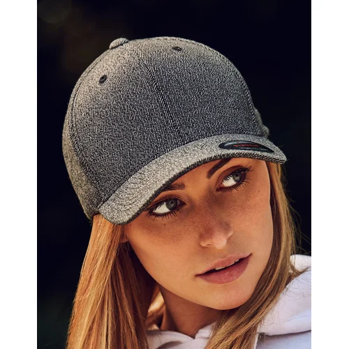 Kepuraitė Flexfit 6355 su snapeliu - S/M, Dark Heather Grey image 2