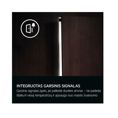 Įmontuojamas šaldytuvas AEG NoFrost OSC7N181ES su šaldikliu, 178 cm image 3