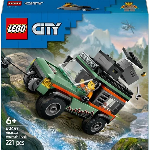 LEGO® City Off-Road 4x4 Mountain Truck 60447, 221 vnt. image 1