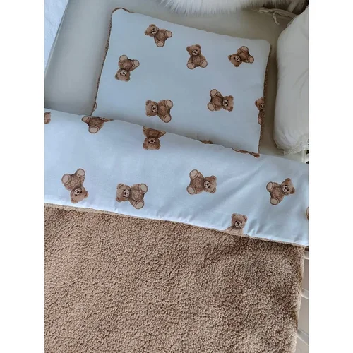 DuetBaby BUCLA antklodės ir pagalvės komplektas rudas image 2