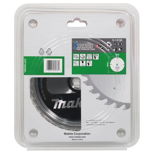 Makita 165X1.5X20mm 15° T40 E-12158 disko pjovimui image 3