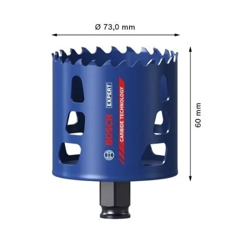 Bosch Gręžimo karūna 2608900435, 73 mm image 2