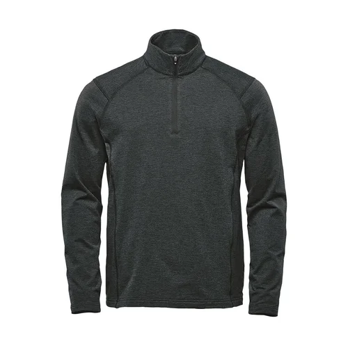 Stormtech HTZ-2 1/4 užsegamas džemperis, 2XL, Black Heather image 3