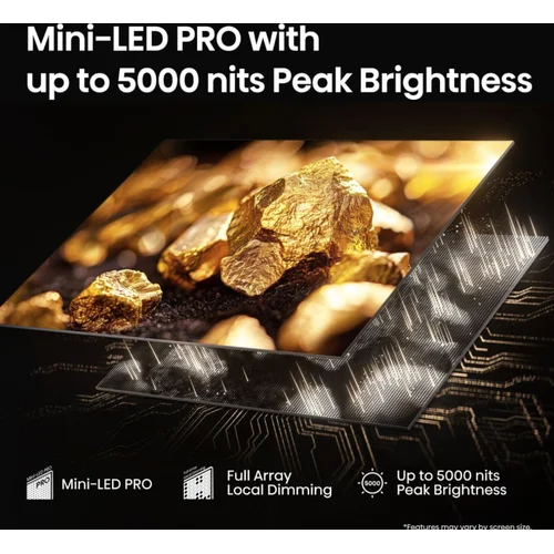 Hisense U8Q ULED MiniLED televizorius 4K, 165 Hz, 100'' image 3