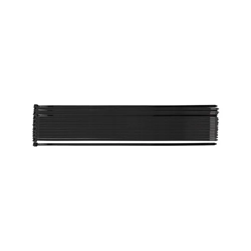 EXTREME plastikiniai dirželiai 9×650 mm, juodi, 50 vnt. image 1