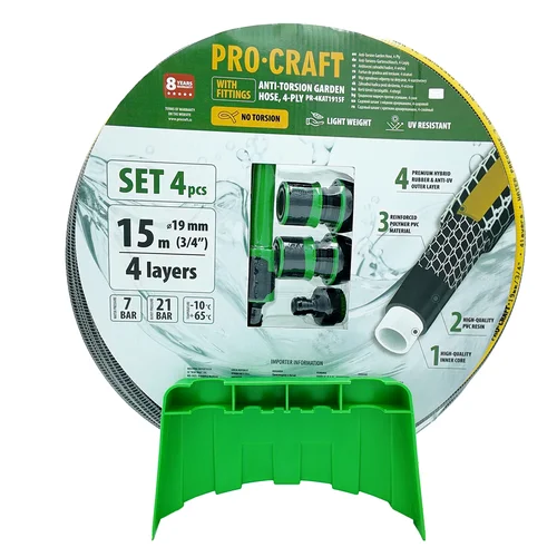 ProCraft PR-4KAT1915F sodo žarna 15 m 19 mm image 2