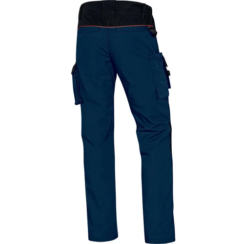 DELTAPLUS MCPA2STR Prigludusio kirpimo darbinės kelnės - M, Navy Blue-Black image 2