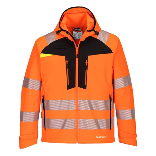 PORTWEST DX475 Softshell Striukė 4XL Geltona/Juoda image 1