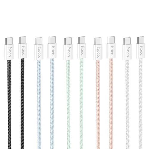 Hoco X104 USB-C į USB-C 60W 2 m Juodas kabelis image 2