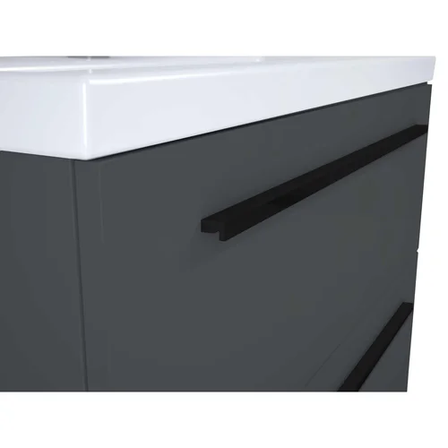 ELITA Kwadro Plus baldų rankenėlė, 60 cm, Juoda image 3