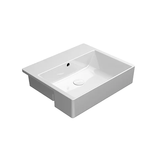 GSI KUBE X Extraglaze® 55x47 pusiau įleidžiamas praustuvas image 1