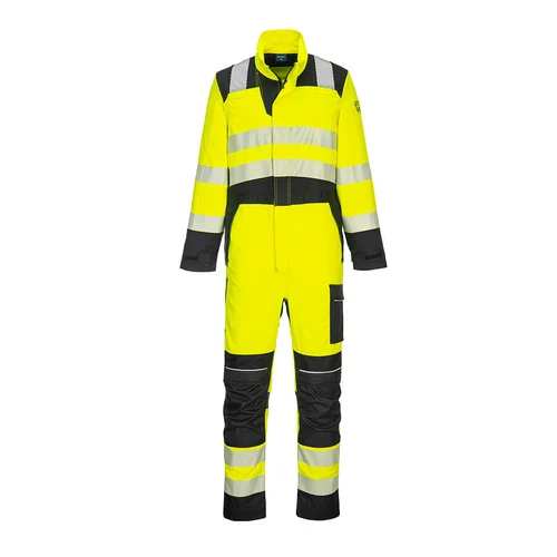 PORTWEST FR507 kombinezonas XL, Yellow/Navy image 1
